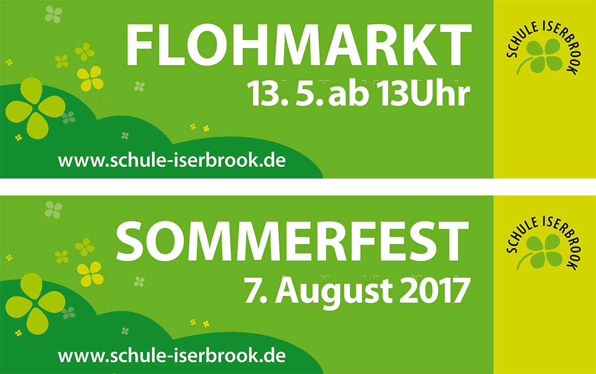 Banner Schule Iserbrook