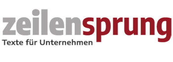 Logogestaltung Zeilensprung