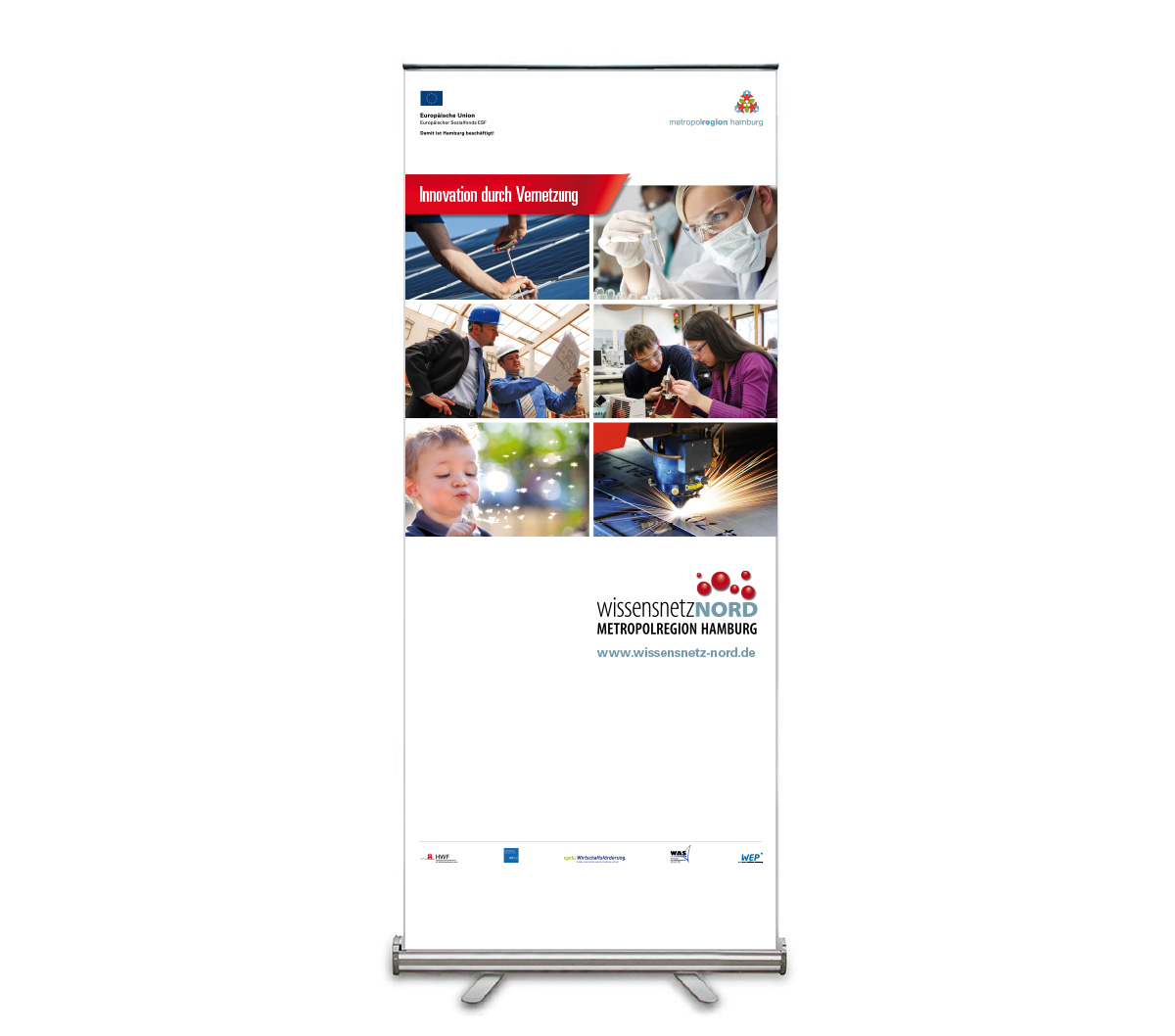 Werbedesign Bannerdesign für WissensnetzNord