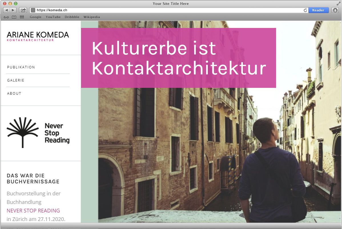 Website Ariane Komeda