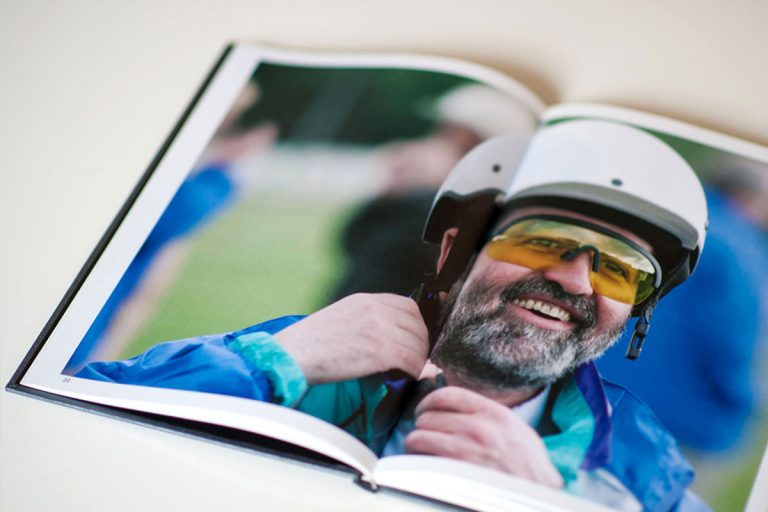 Flyerdesign, Faltblatt, Broschüre für die Allegro Art Agency von Doris Peiter