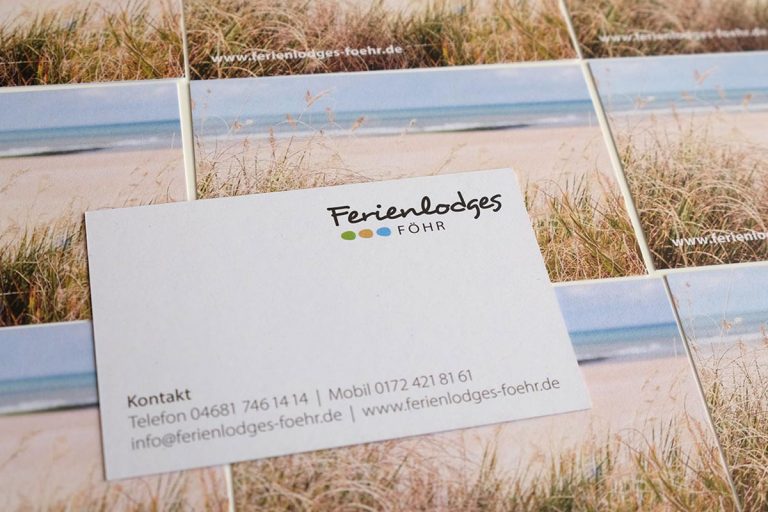 Logodesign, Corporate Design für Ferienlodges Föhr von Doris Peiter